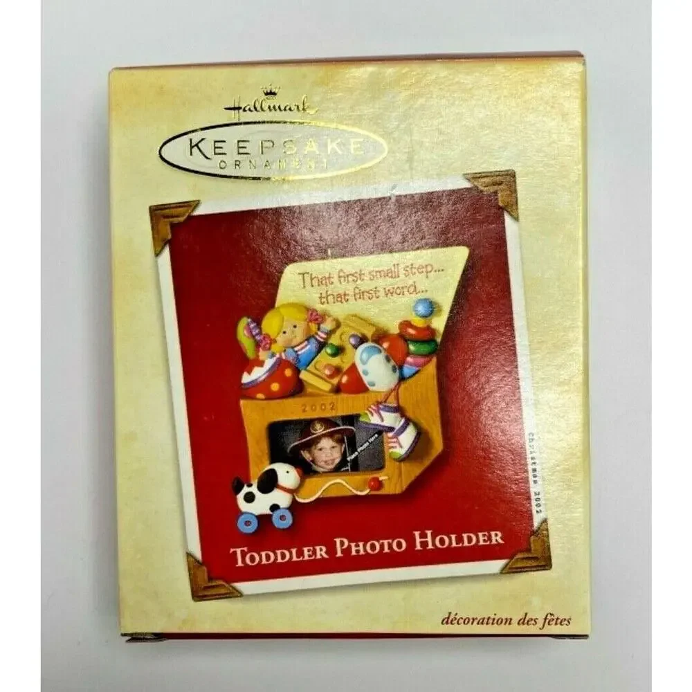 2002 Hallmark Toddler Photo Holder Ornament U21‎
